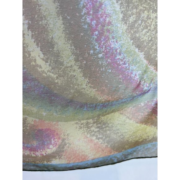 Galaxy Swirl Scarf Sash 15 inches x 43 inches Multi Color Polyester - Picture 4 of 16
